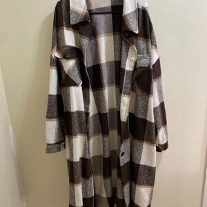 Oversized Flannel Jacket